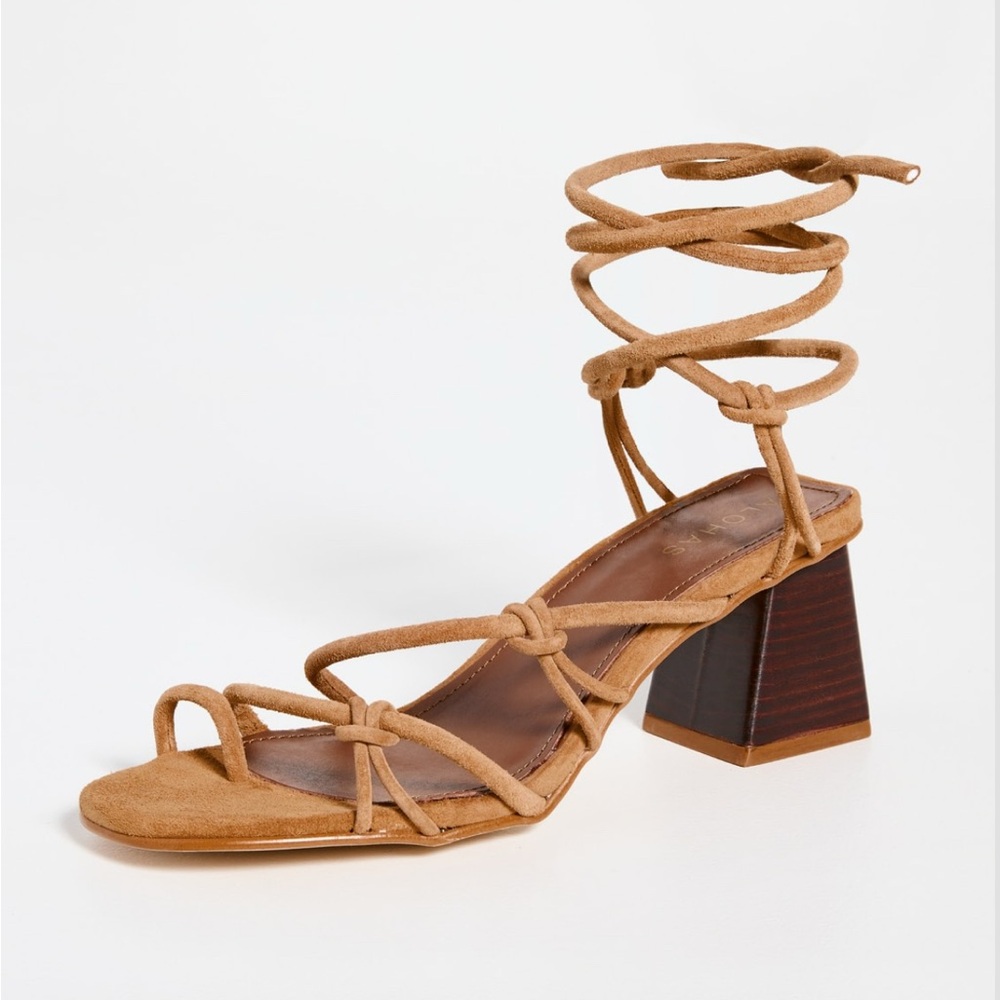 NWOT Alohas Goldie Heeled Sandals - Size 38